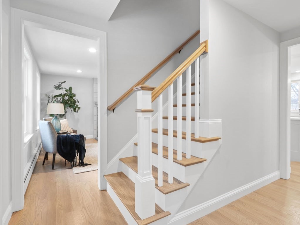 19 Crest Road Natick, MA 01760 - Photo 16 of 40 a view of entryway with wooden floor