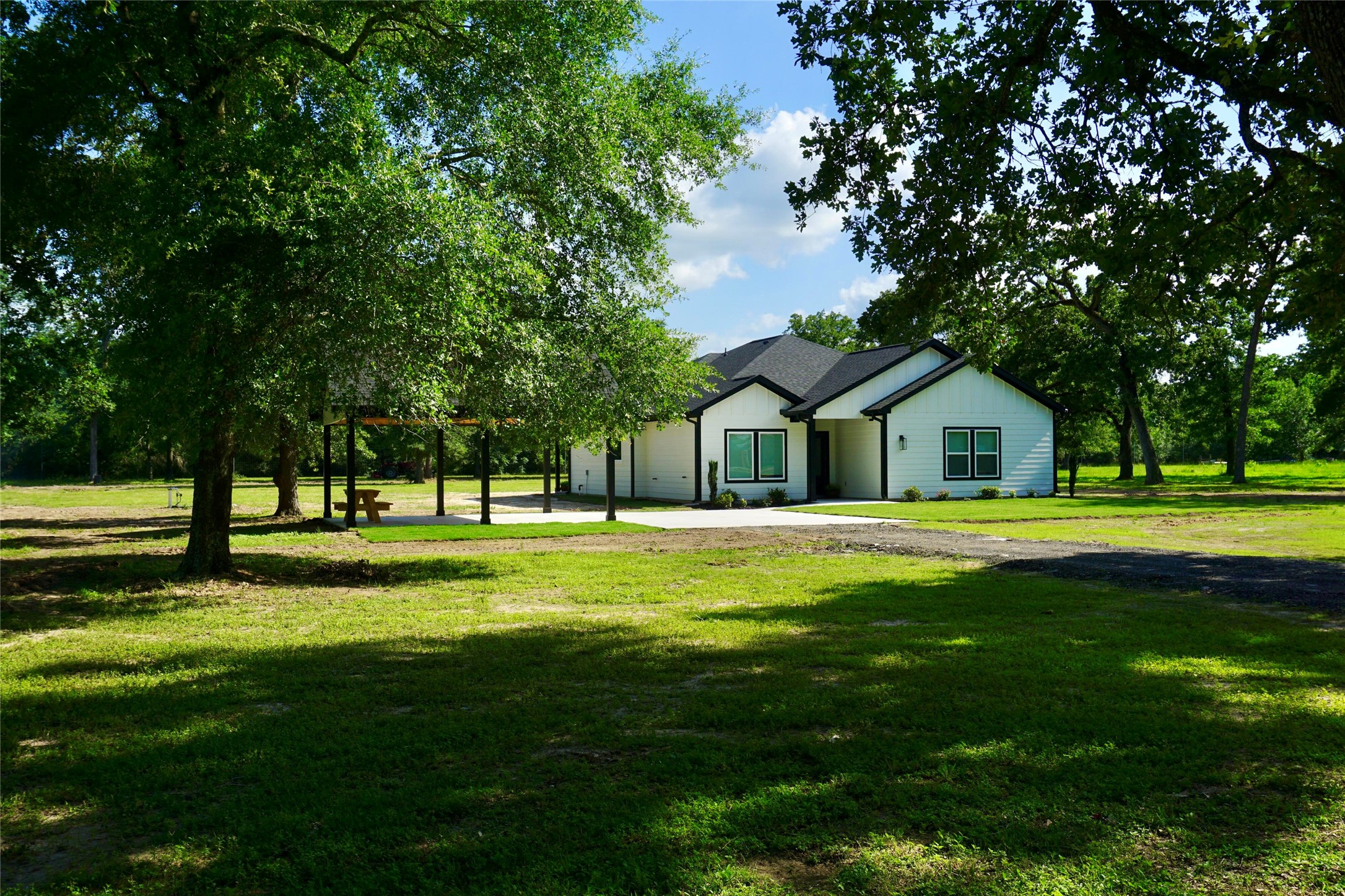 39645 Bosque Road Hempstead, TX 77445 - Photo 4 of 37 a view of big and white house with a yard