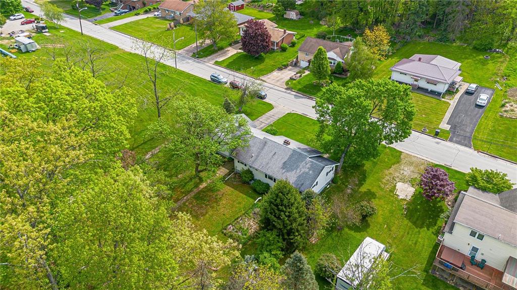 520 North 9th Street Indiana, PA 15701 - Photo 7 of 29 an aerial view of residential house with outdoor space and trees all around