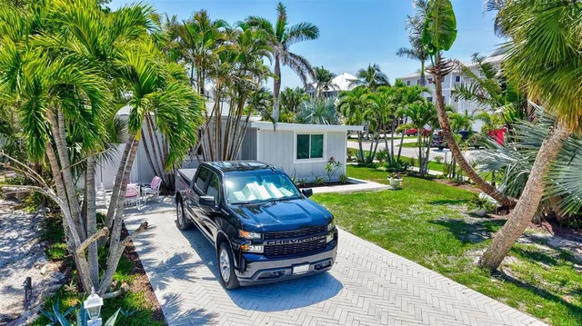 a park view with a garden space