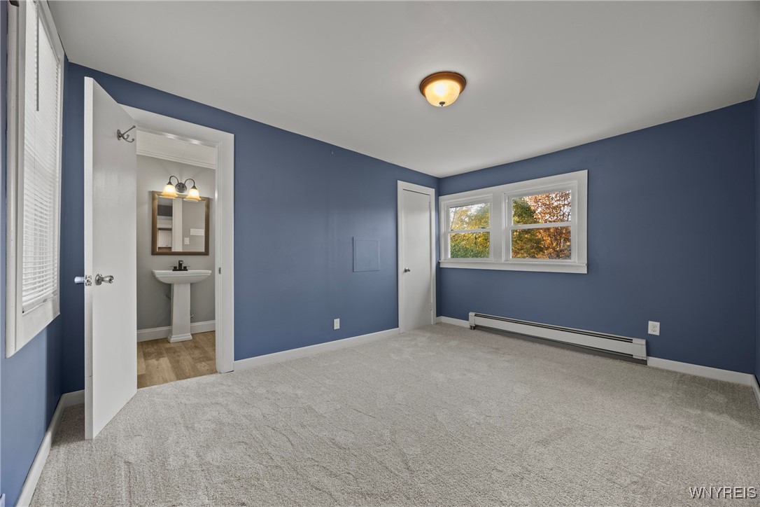 345 South 4th Street Lewiston, NY 14092 - Photo 11 of 43 1st floor Master Bedroom with New Carpeting