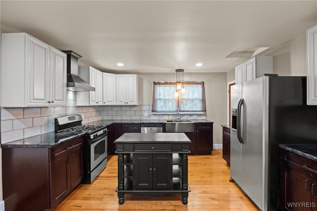 345 South 4th Street Lewiston, NY 14092 - Photo 3 of 43 Remodeled Kitchen with New Maple Hardwood Floring