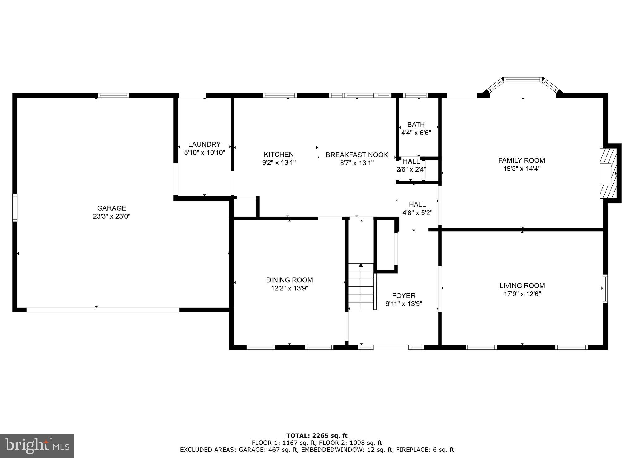 625 Clarks Run Road La Plata, MD 20646 - Photo 53 of 54 Floor plan dimensions