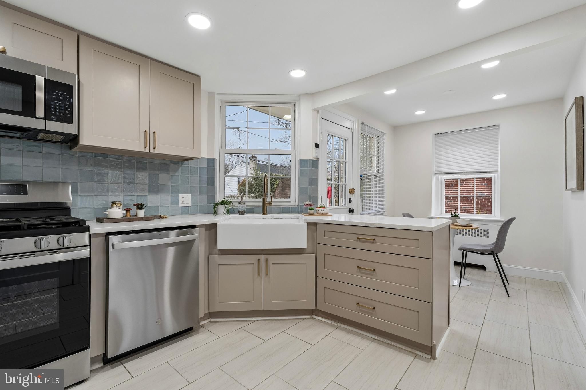 146 Henley Road Wynnewood, PA 19096 - Photo 13 of 33 Kitchen Into Eat In Area