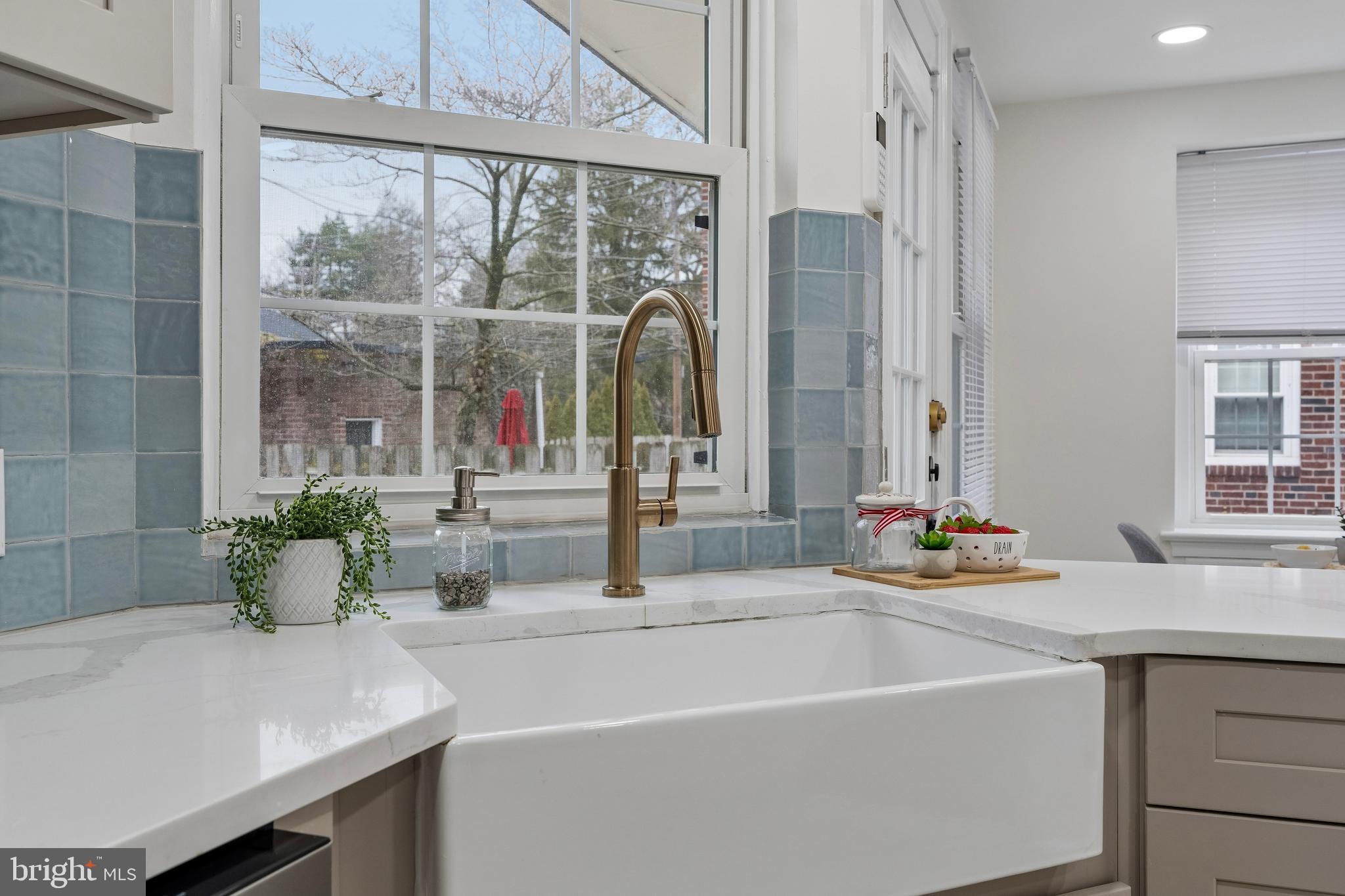 146 Henley Road Wynnewood, PA 19096 - Photo 14 of 33 Kitchen Looking Out The Rear Yard!