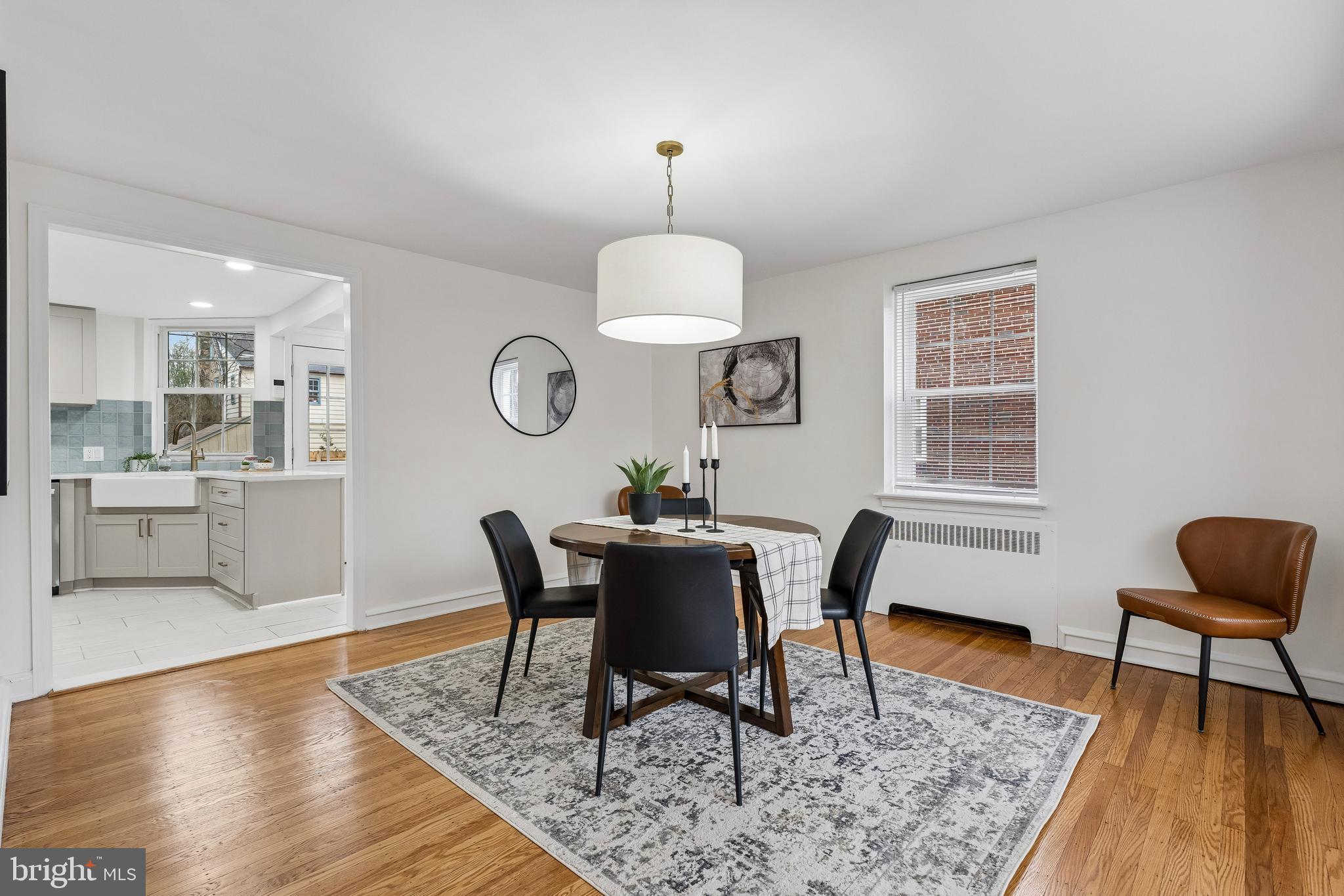146 Henley Road Wynnewood, PA 19096 - Photo 7 of 33 Dining Room With Large Opening To Kitchen