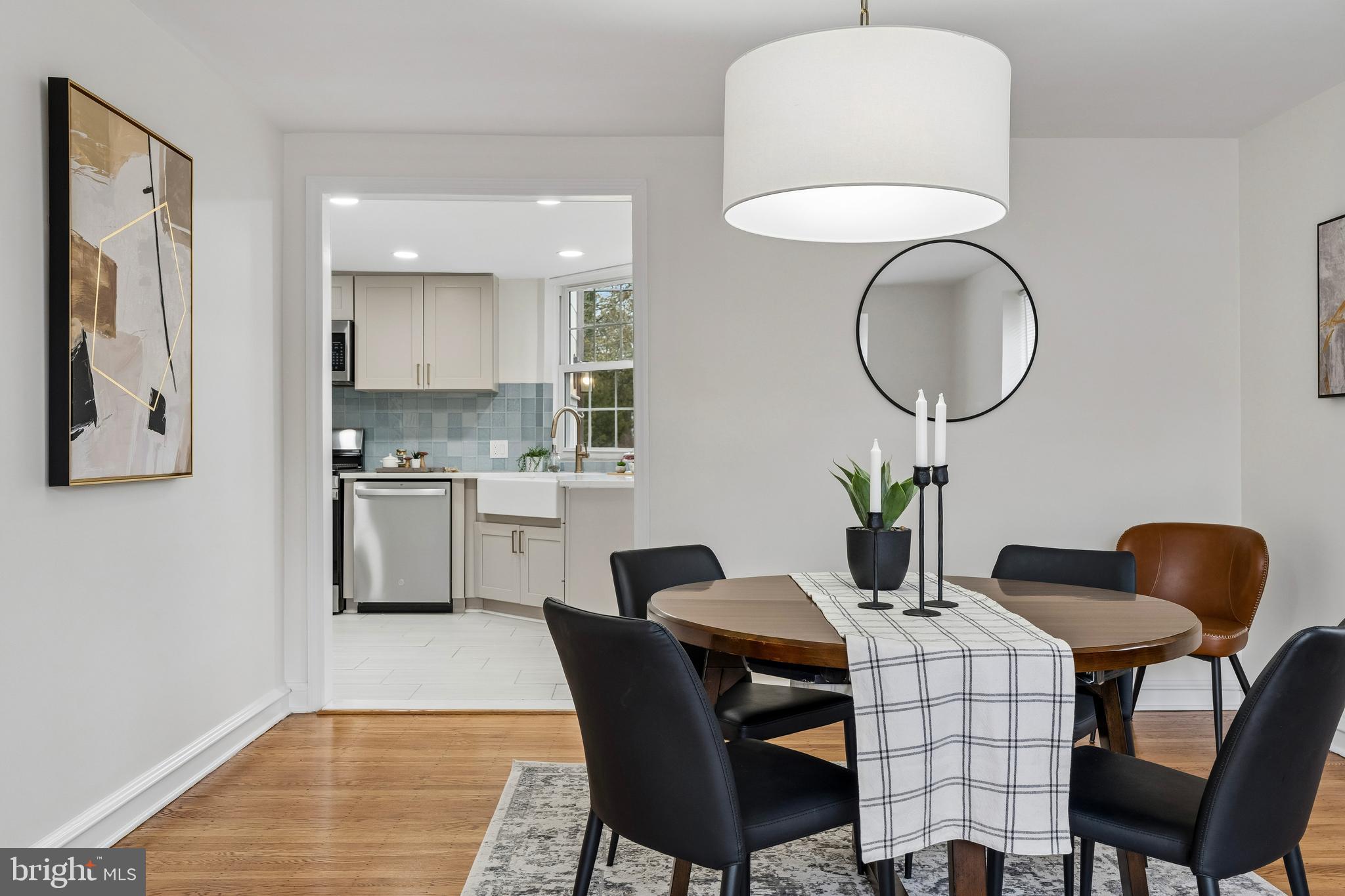146 Henley Road Wynnewood, PA 19096 - Photo 8 of 33 Dining Room Into Kitchen
