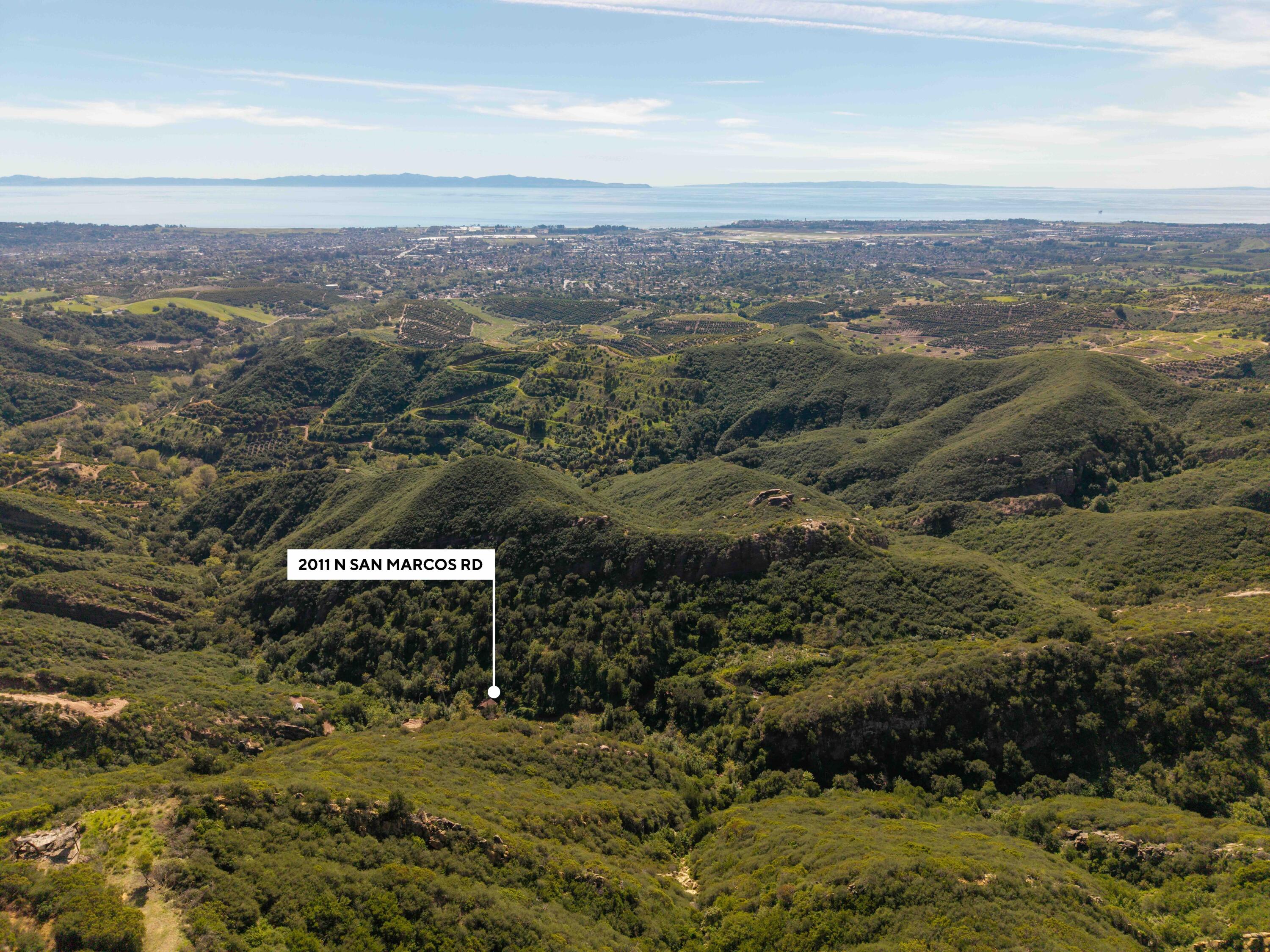 2011 North San Marcos Road Santa Barbara, CA 93105 - Photo 13 of 41 a view of a city with mountains in the background