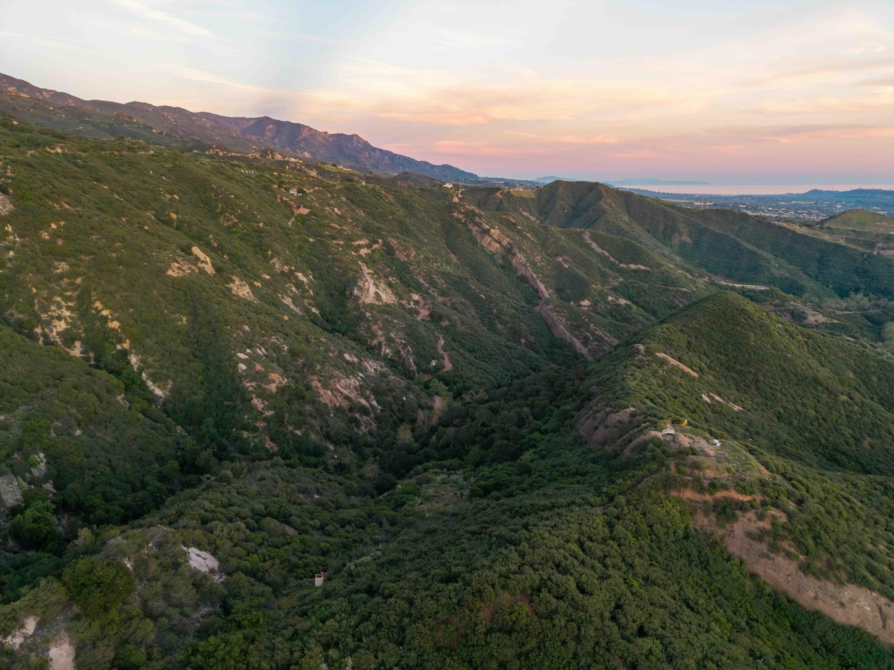 2011 North San Marcos Road Santa Barbara, CA 93105 - Photo 36 of 41 an aerial view of houses covered in trees