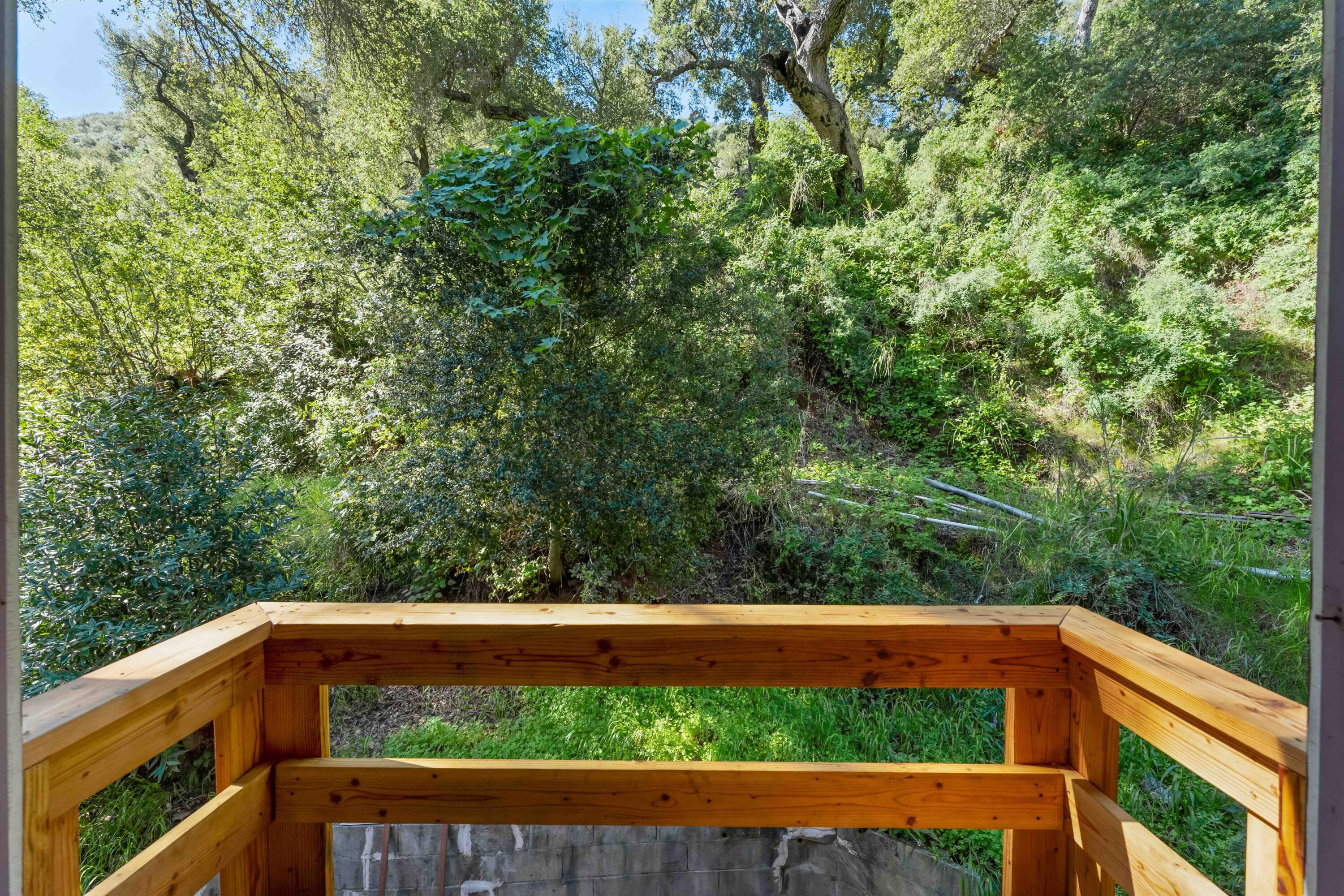 2011 North San Marcos Road Santa Barbara, CA 93105 - Photo 8 of 41 a view of balcony with small yard