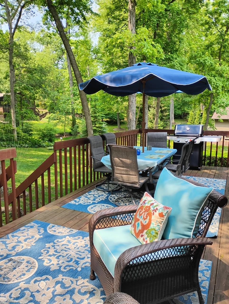 548 Baintree Road Lake Summerset, IL 61019 - Photo 58 of 71 a view of a patio with furniture and a backyard