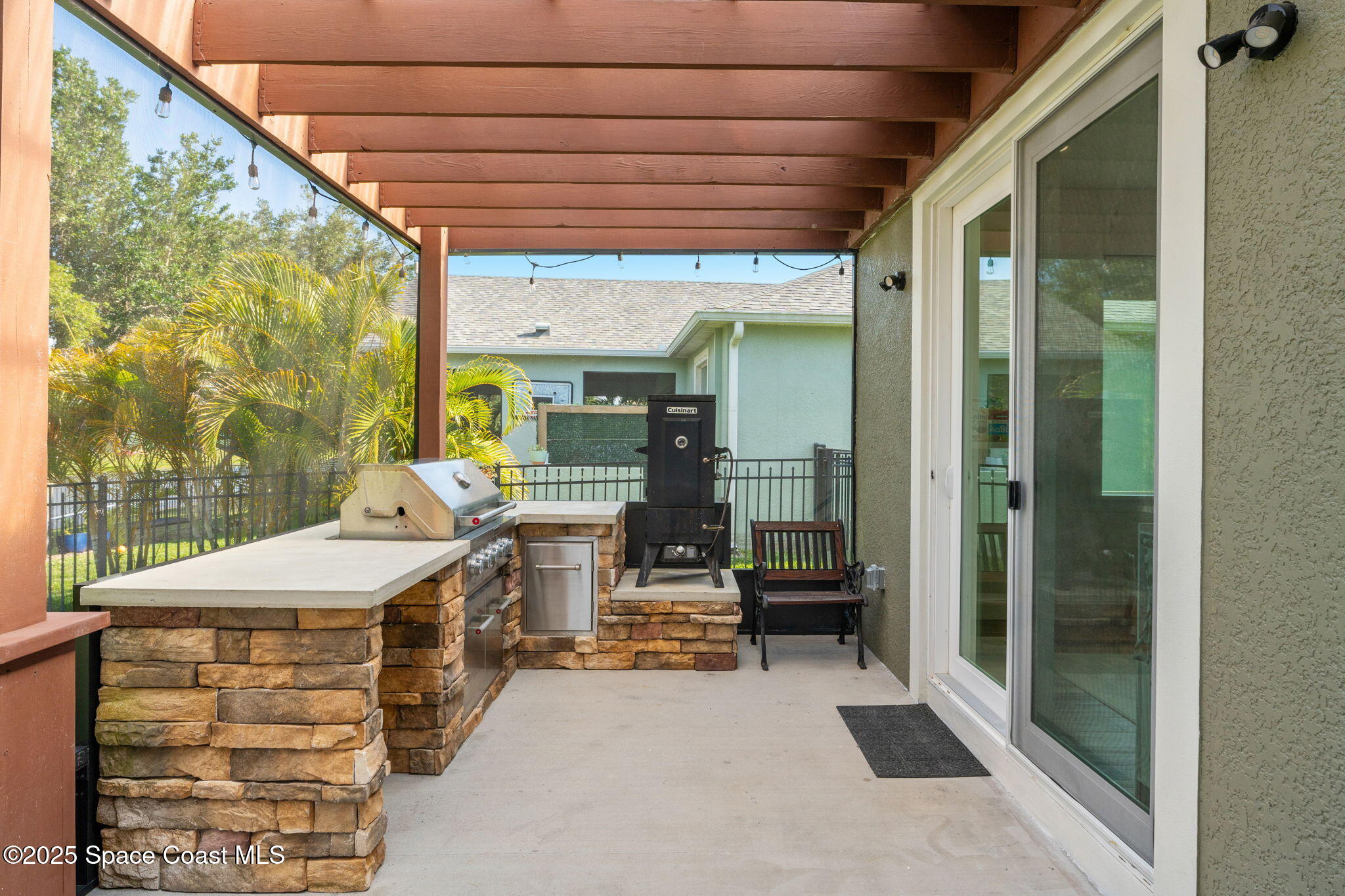 5824 Trieda Drive Melbourne, FL 32940 - Photo 26 of 45 a balcony view with a outdoor space