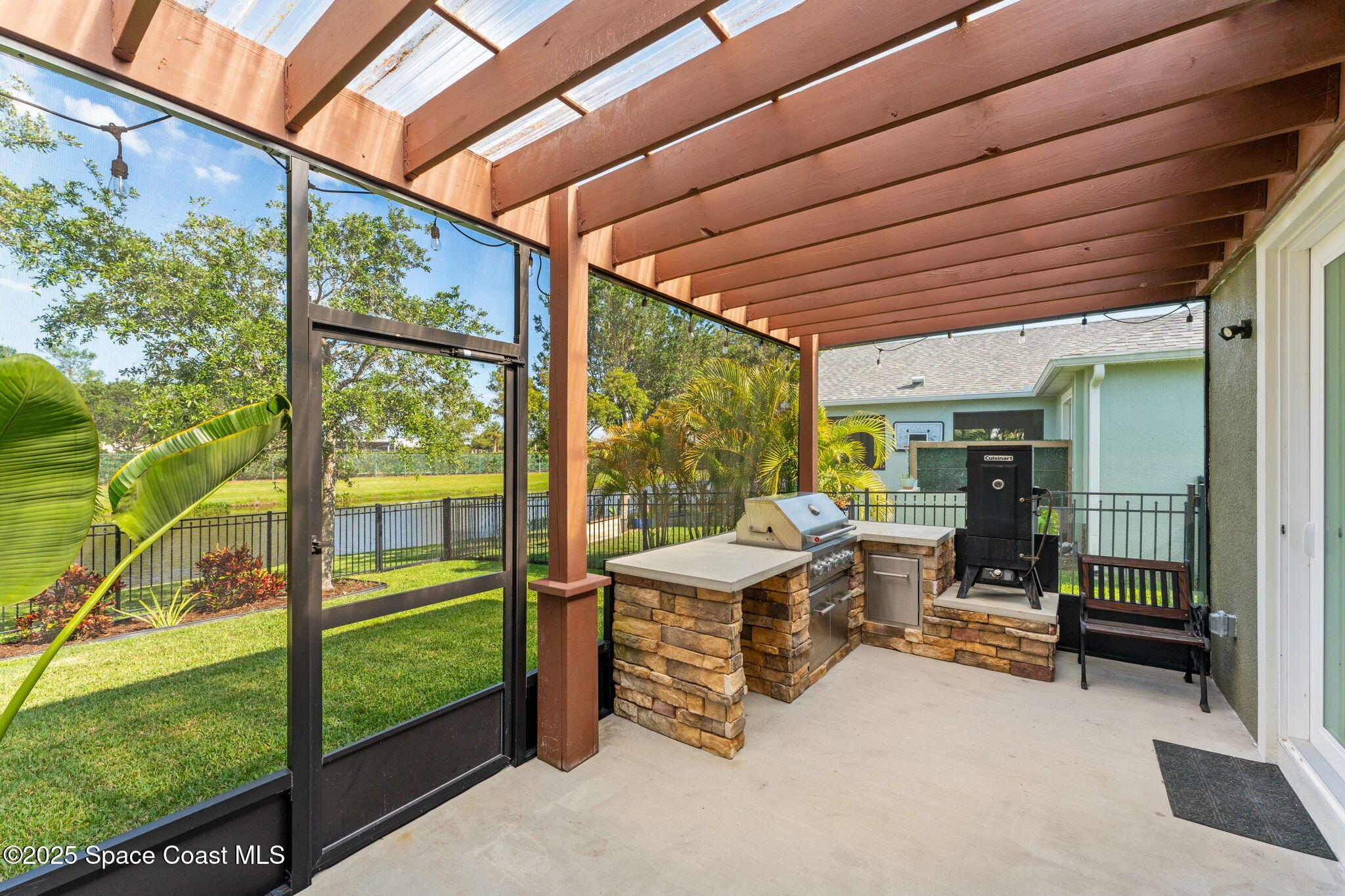 5824 Trieda Drive Melbourne, FL 32940 - Photo 27 of 45 a outdoor space with chairs