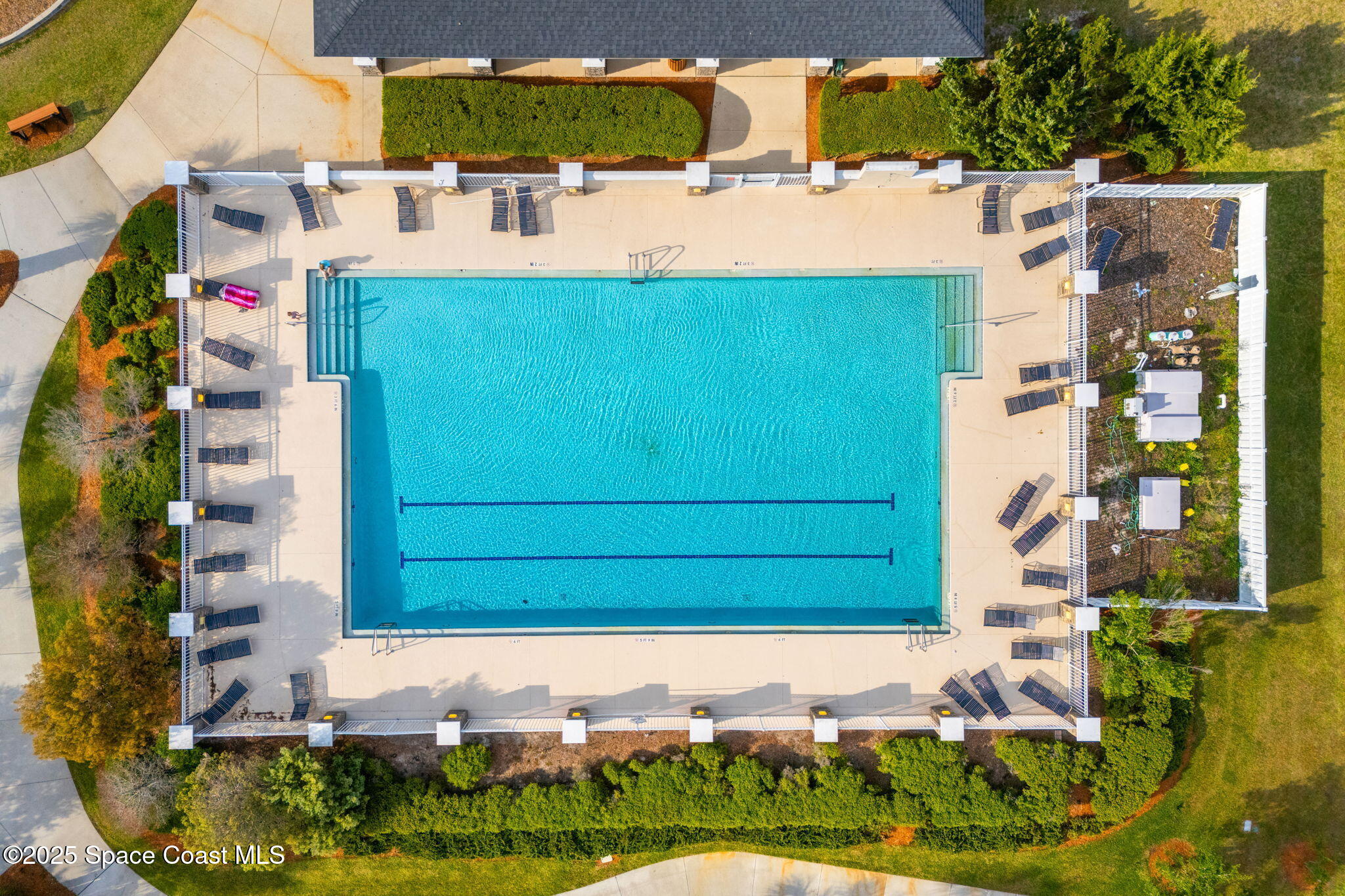 5824 Trieda Drive Melbourne, FL 32940 - Photo 42 of 45 a bird view of a house