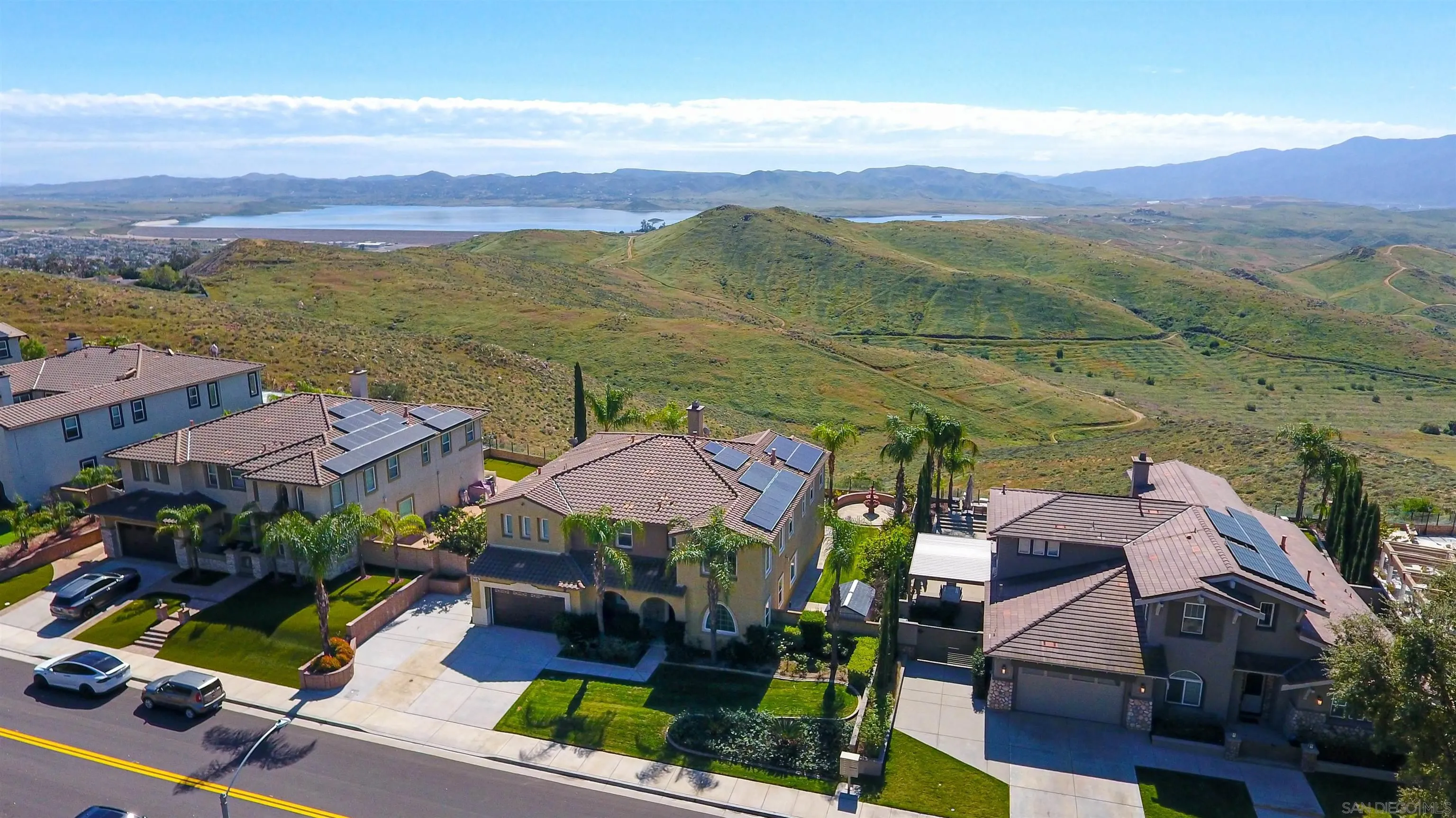 18410 Lakepointe Drive Riverside, CA 92503 - Photo 4 of 73 an aerial view of residential houses with outdoor space and mountain view