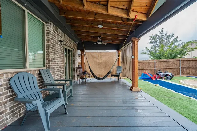 a view of sitting area in balcony