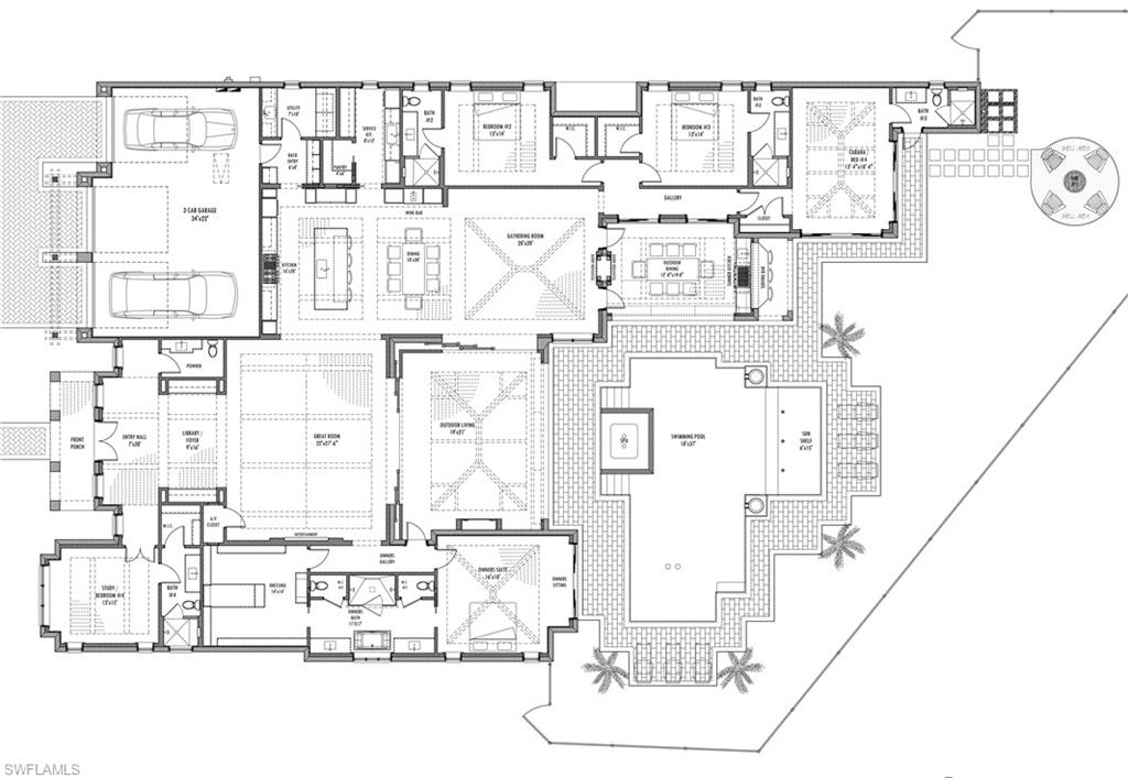 1952 Crayton Road Naples, FL 34102 - Photo 7 of 7 a picture of a bathroom with a sink and a mirror