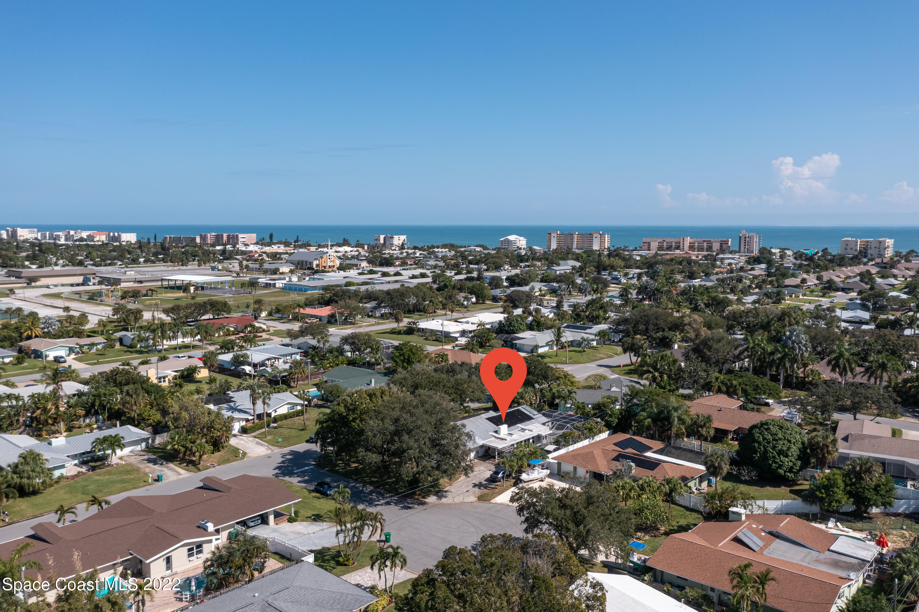 515 Oak Ridge Drive Indialantic, FL 32903 - Photo 25 of 34 an aerial view of a city