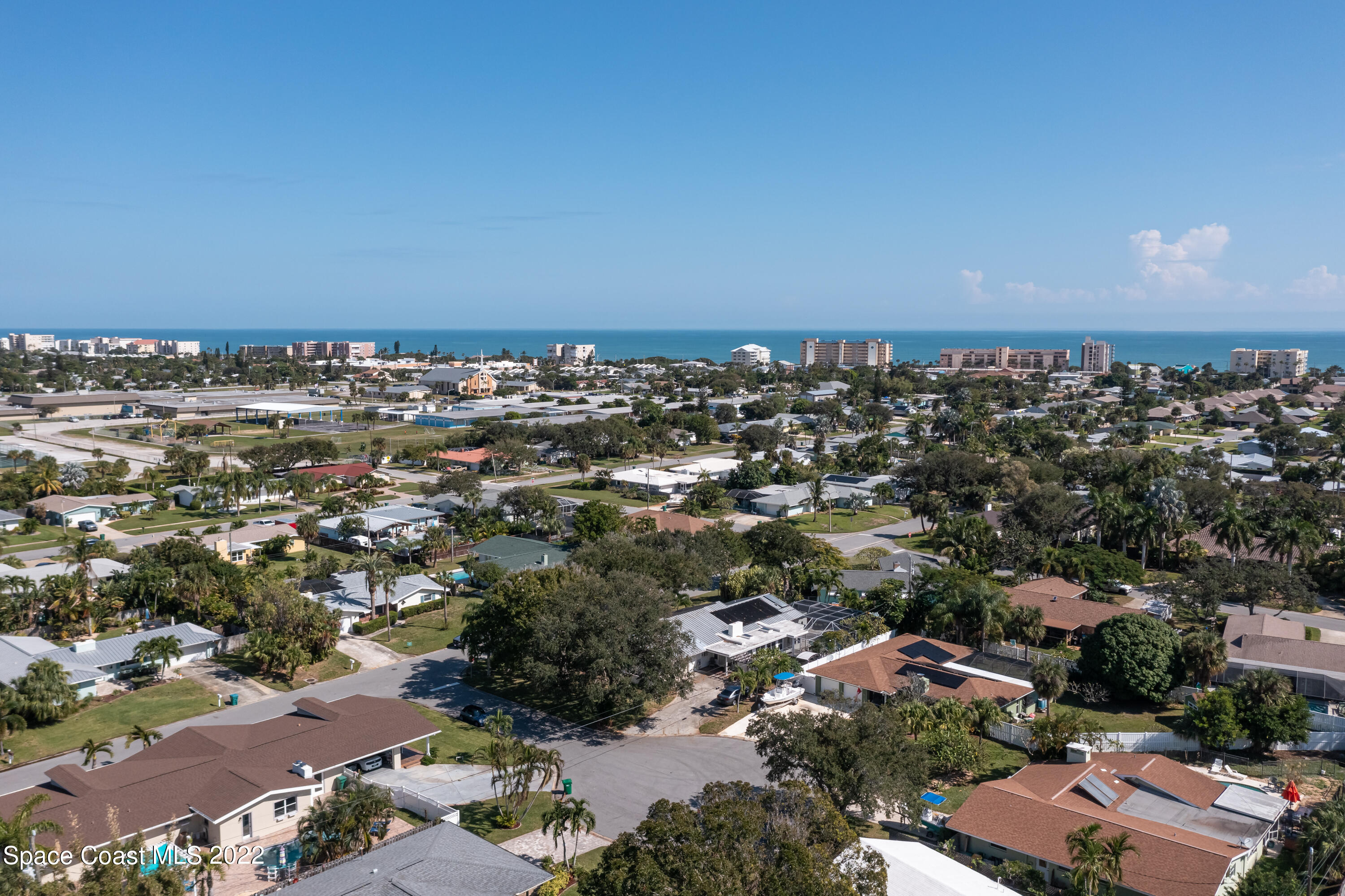 515 Oak Ridge Drive Indialantic, FL 32903 - Photo 26 of 34 an aerial view of a city