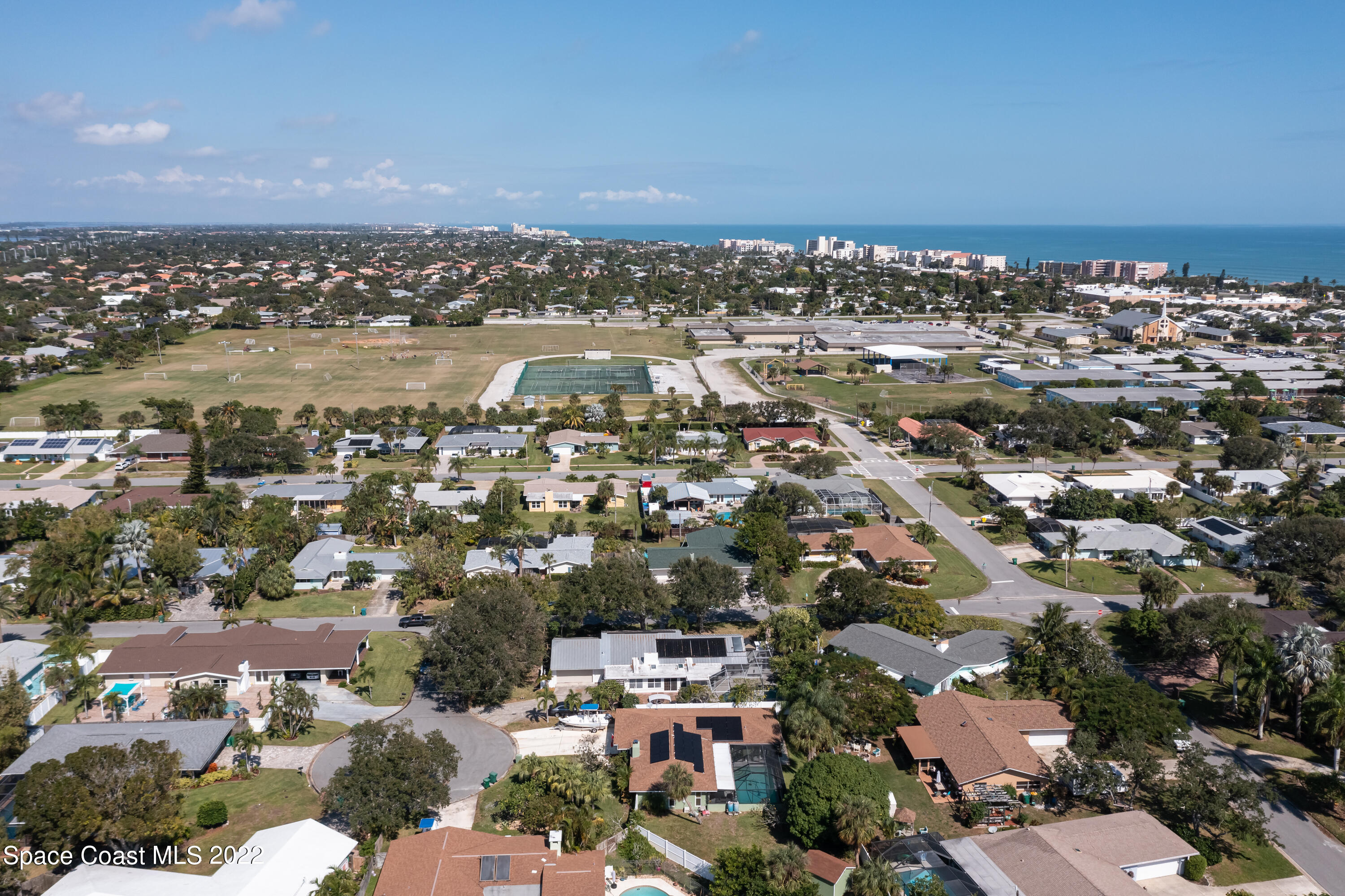 515 Oak Ridge Drive Indialantic, FL 32903 - Photo 28 of 34 an aerial view of a city