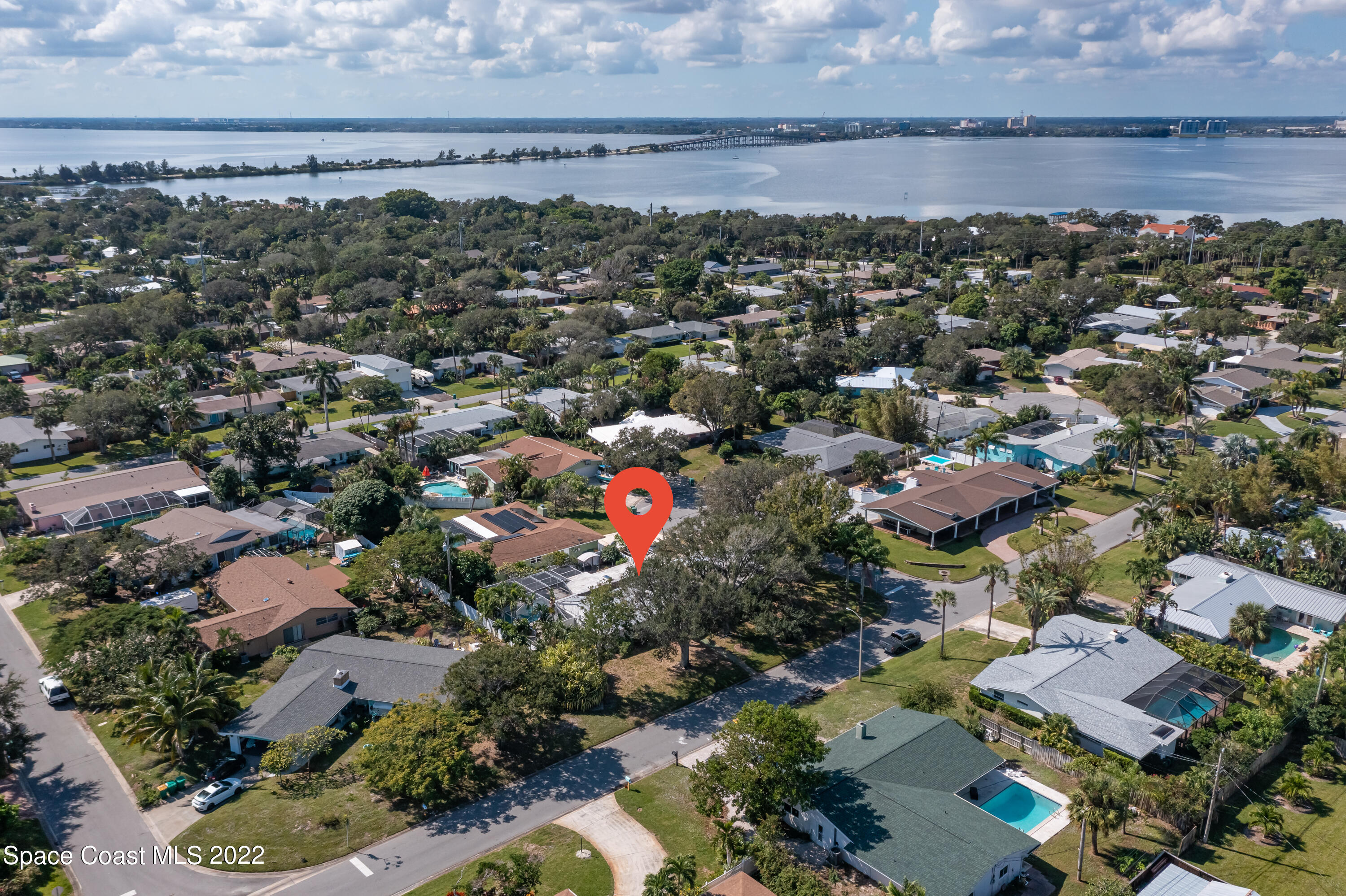 515 Oak Ridge Drive Indialantic, FL 32903 - Photo 31 of 34 an aerial view of a city