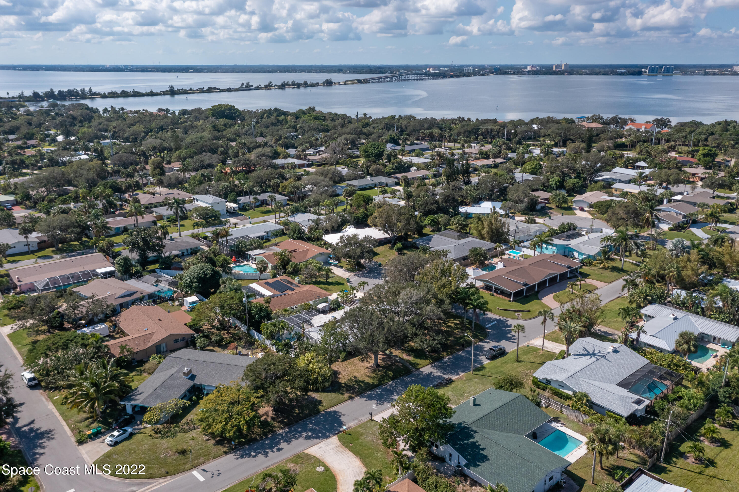 515 Oak Ridge Drive Indialantic, FL 32903 - Photo 32 of 34 an aerial view of a city