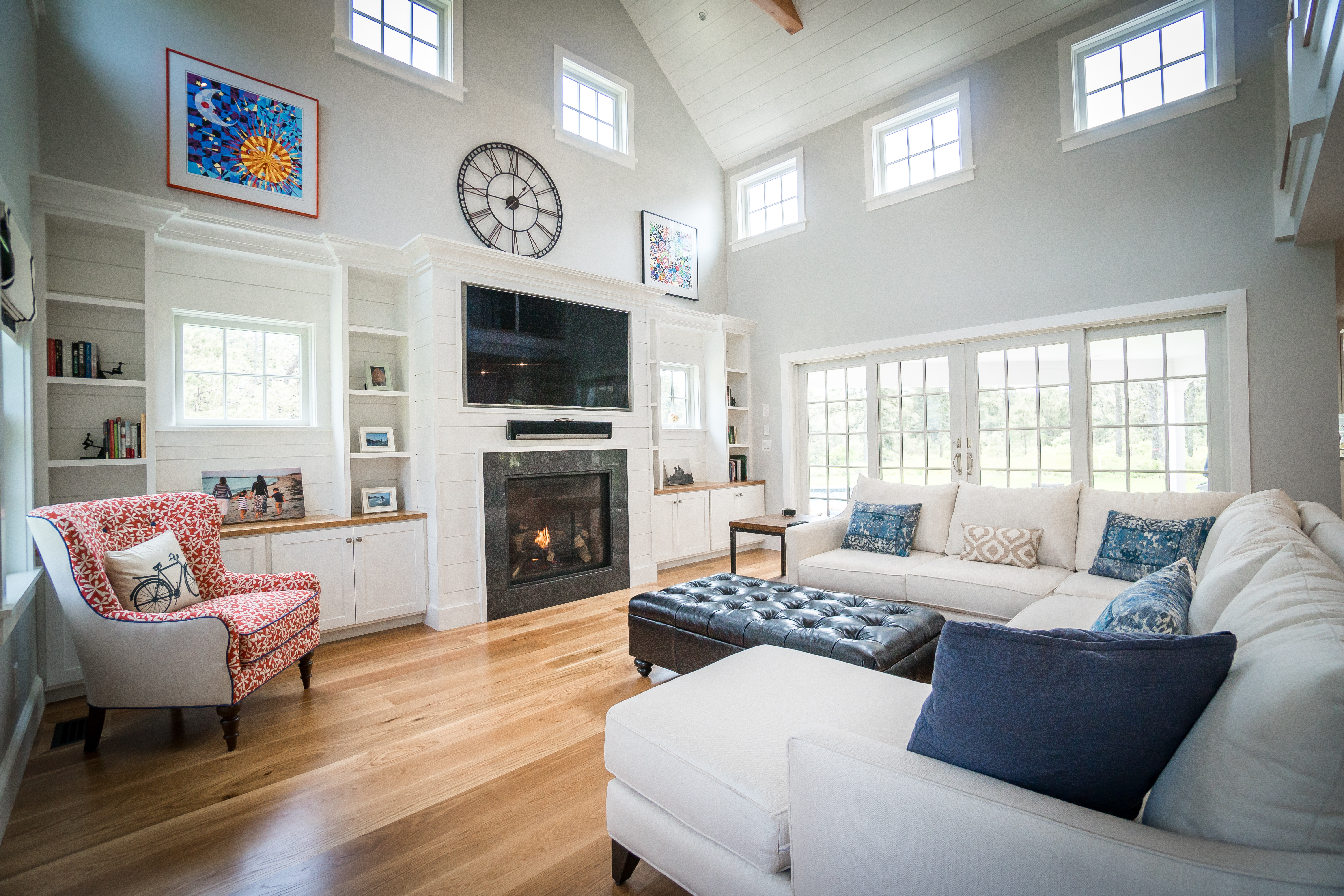 50 Lovers Lane Nantucket, MA 02554 - Photo 7 of 34 a living room with furniture a fireplace and a flat screen tv