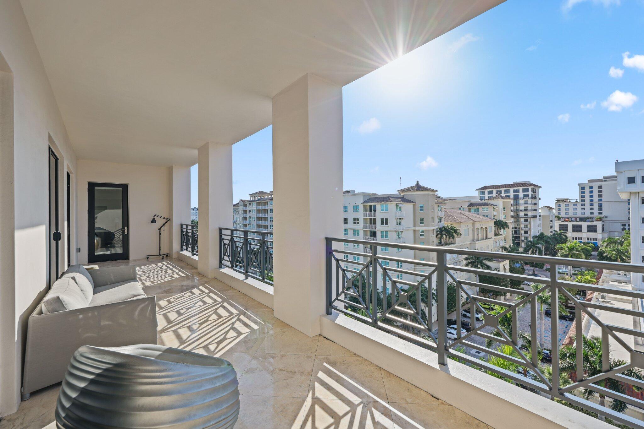 200 East Palmetto Park Road, Unit 811 Boca Raton, FL 33432 - Photo 32 of 44 a view of a balcony with furniture