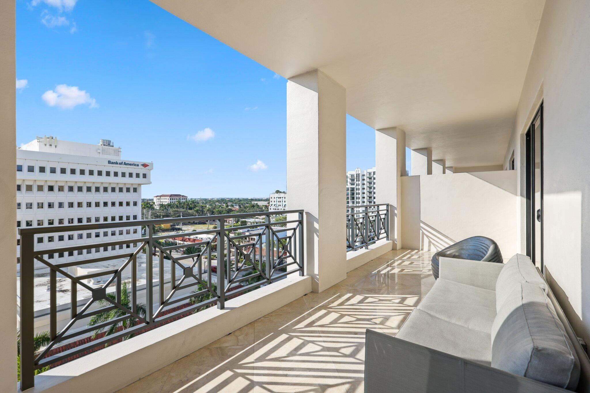 200 East Palmetto Park Road, Unit 811 Boca Raton, FL 33432 - Photo 33 of 44 a view of a balcony and wooden floor