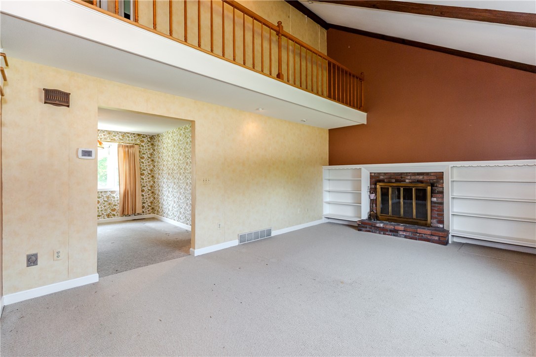 14 Meadow View Drive Smithfield, RI 02917 - Photo 5 of 39 Living room with brick fireplace