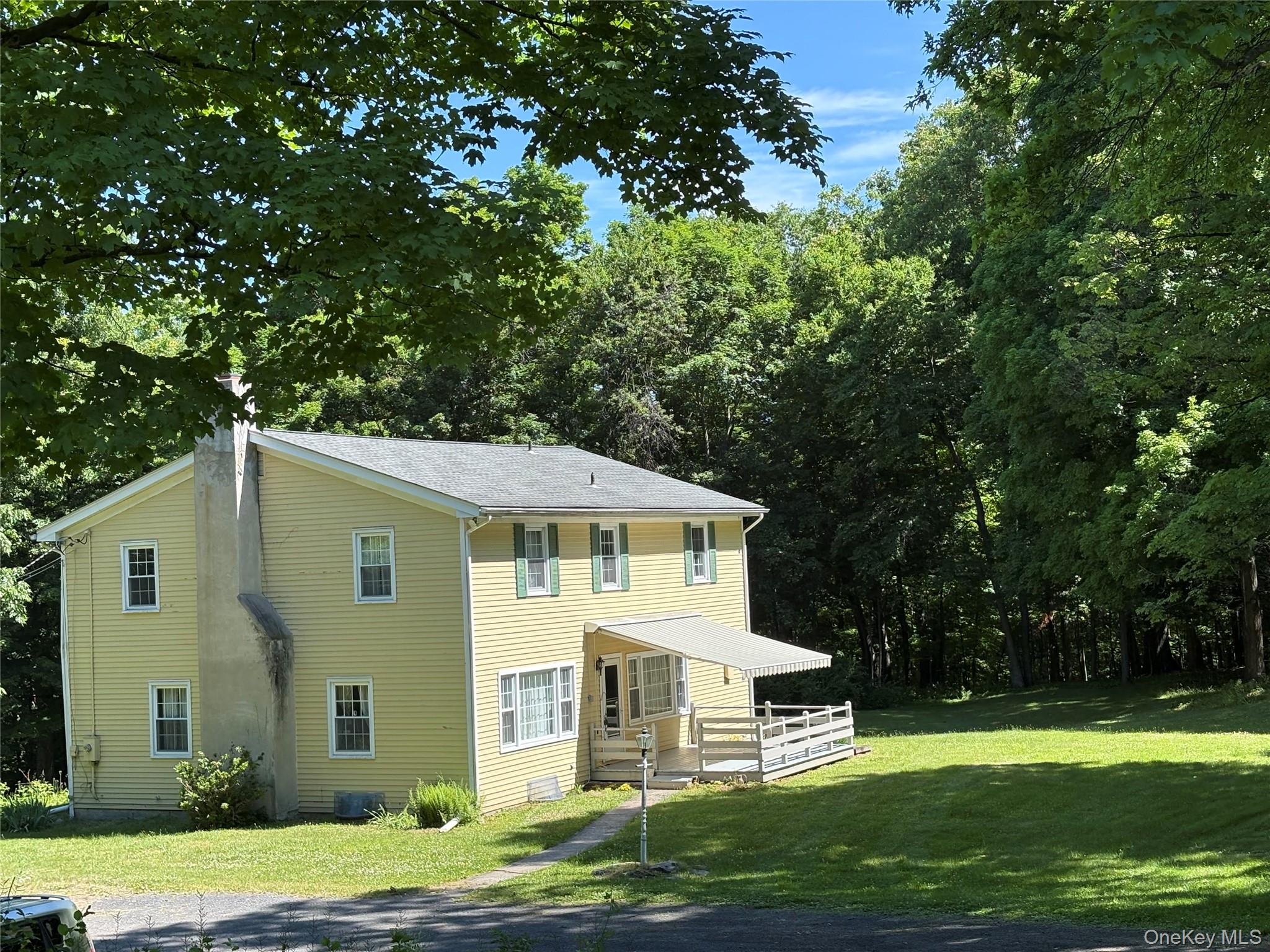 72 Egbertson Road Campbell Hall, NY 10916 - Photo 45 of 45 Front side view showing deck and canopy