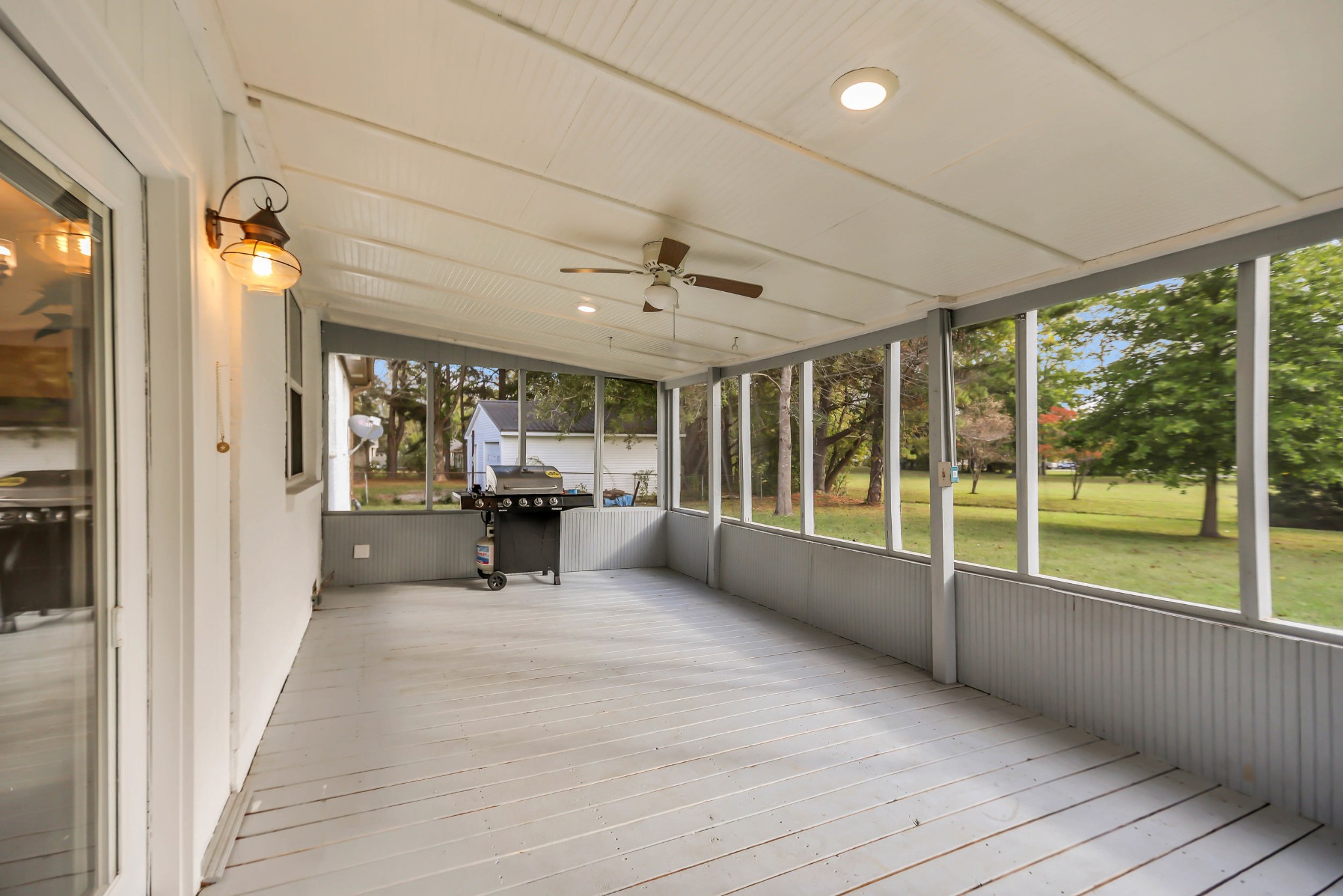 105 Jerry Street Portland, TN 37148 - Photo 33 of 40 a view of a hall with floor to ceiling windows and yard
