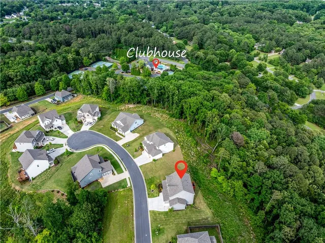 a view of a house with a patio