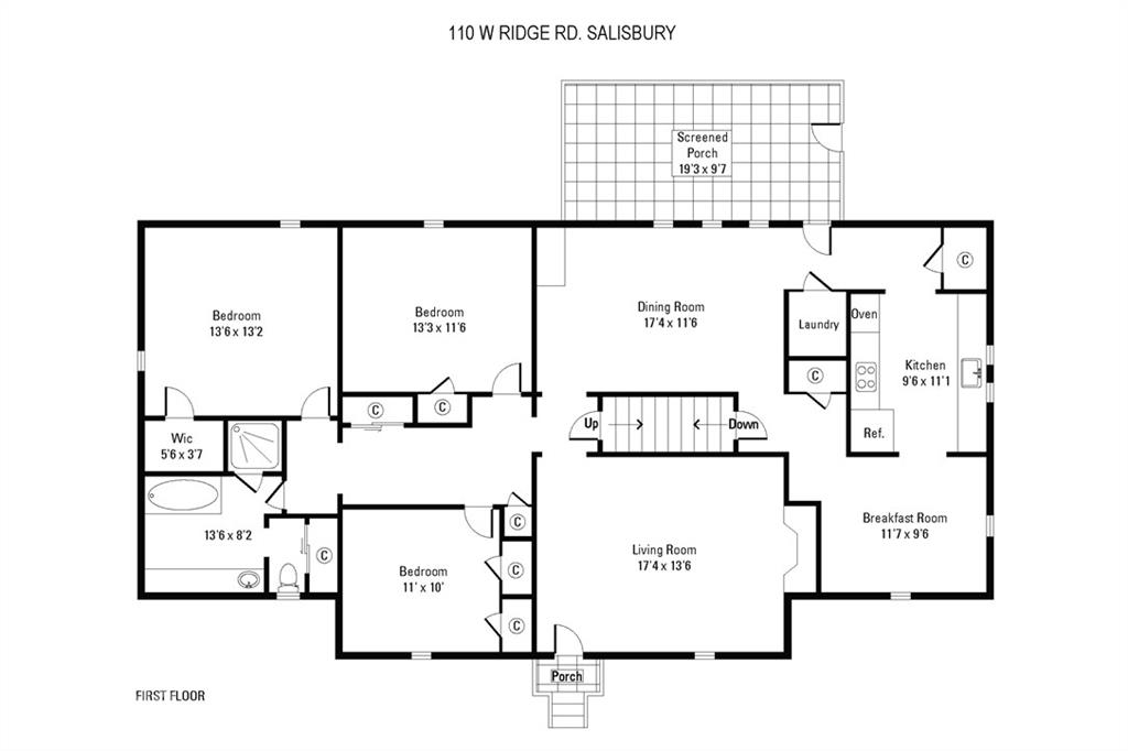 110 West Ridge Road Salisbury, NC 28147 - Photo 26 of 41 a picture of a floor plan