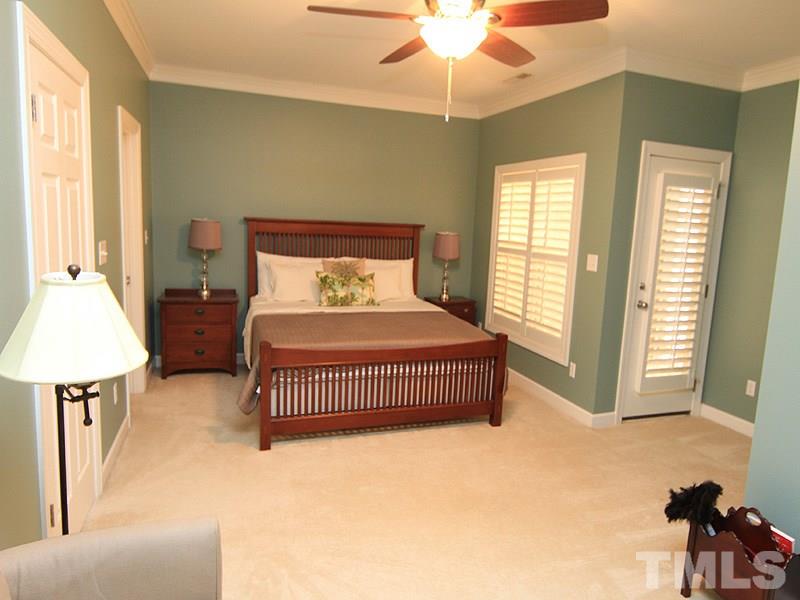 3524 Edgemont Drive Raleigh, NC 27612 - Photo 13 of 17 Absolutely beautiful...paint color compliments the calmness of this space...access to a private porch.