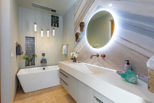 a house view with a outdoor space