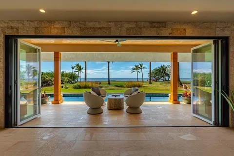 a view of a house with patio