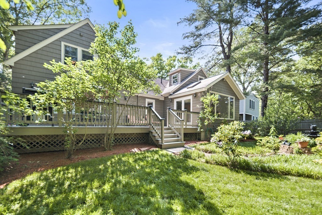 26 Leland Road Brookline, MA 02467 - Photo 24 of 30 a front view of a house with a yard