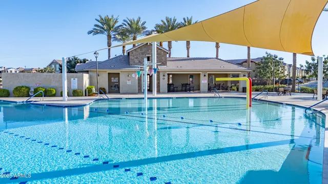 a view of a house with a swimming pool