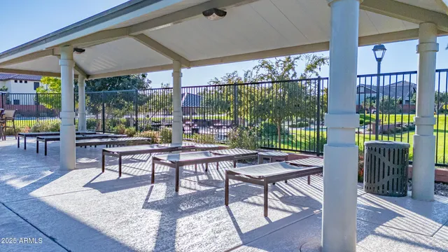 a outdoor living space with furniture and a potted plant