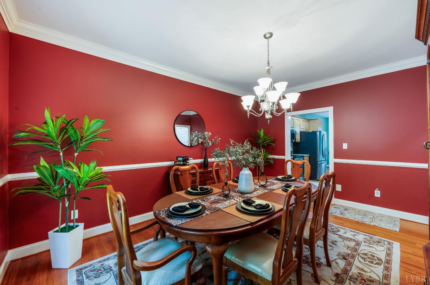 429 Matohe Road Monroe, VA 24574 - Photo 16 of 73 a view of a dining room with furniture and chandelier