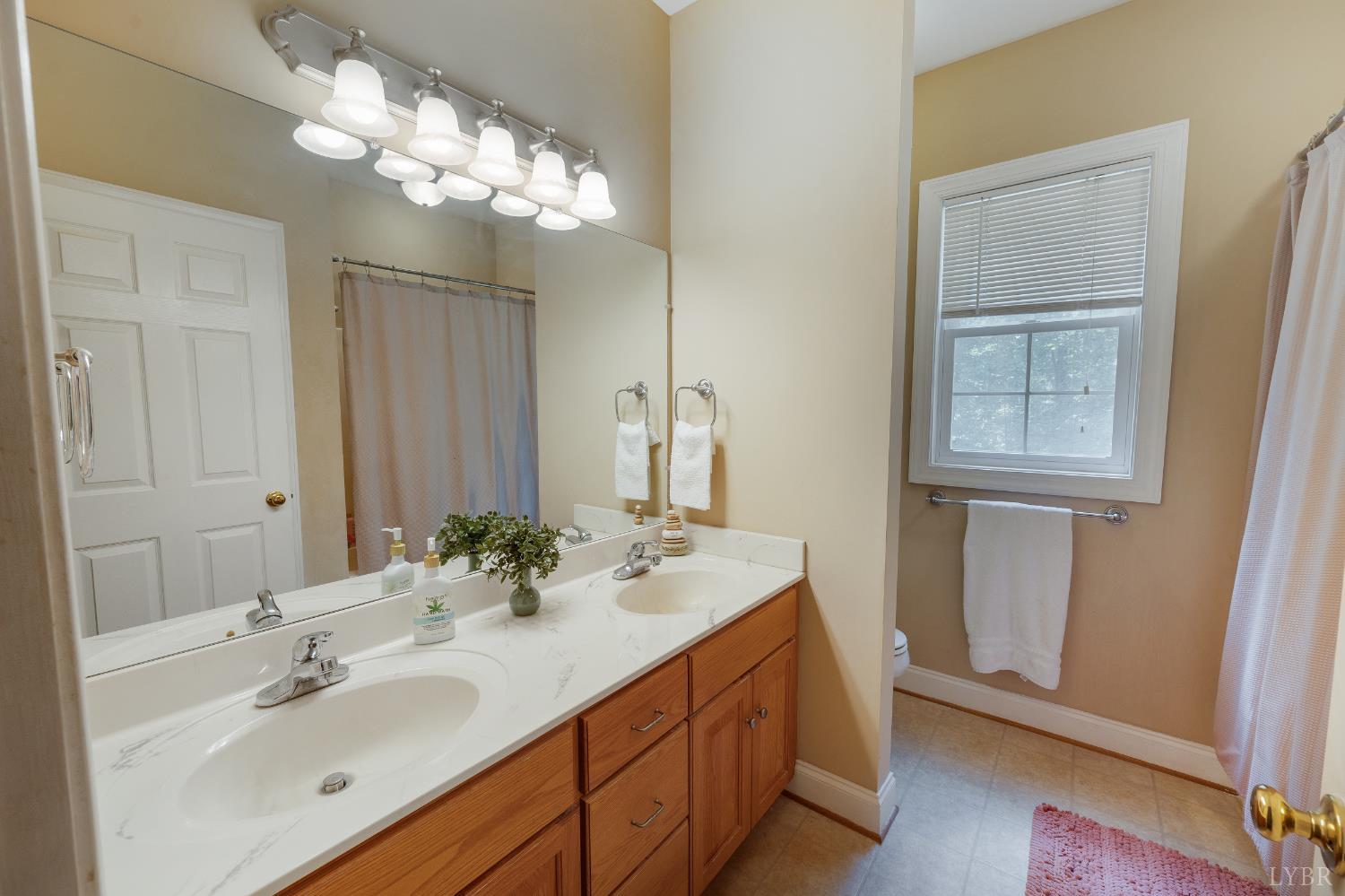 429 Matohe Road Monroe, VA 24574 - Photo 47 of 73 a bathroom with a sink vanity and a mirror