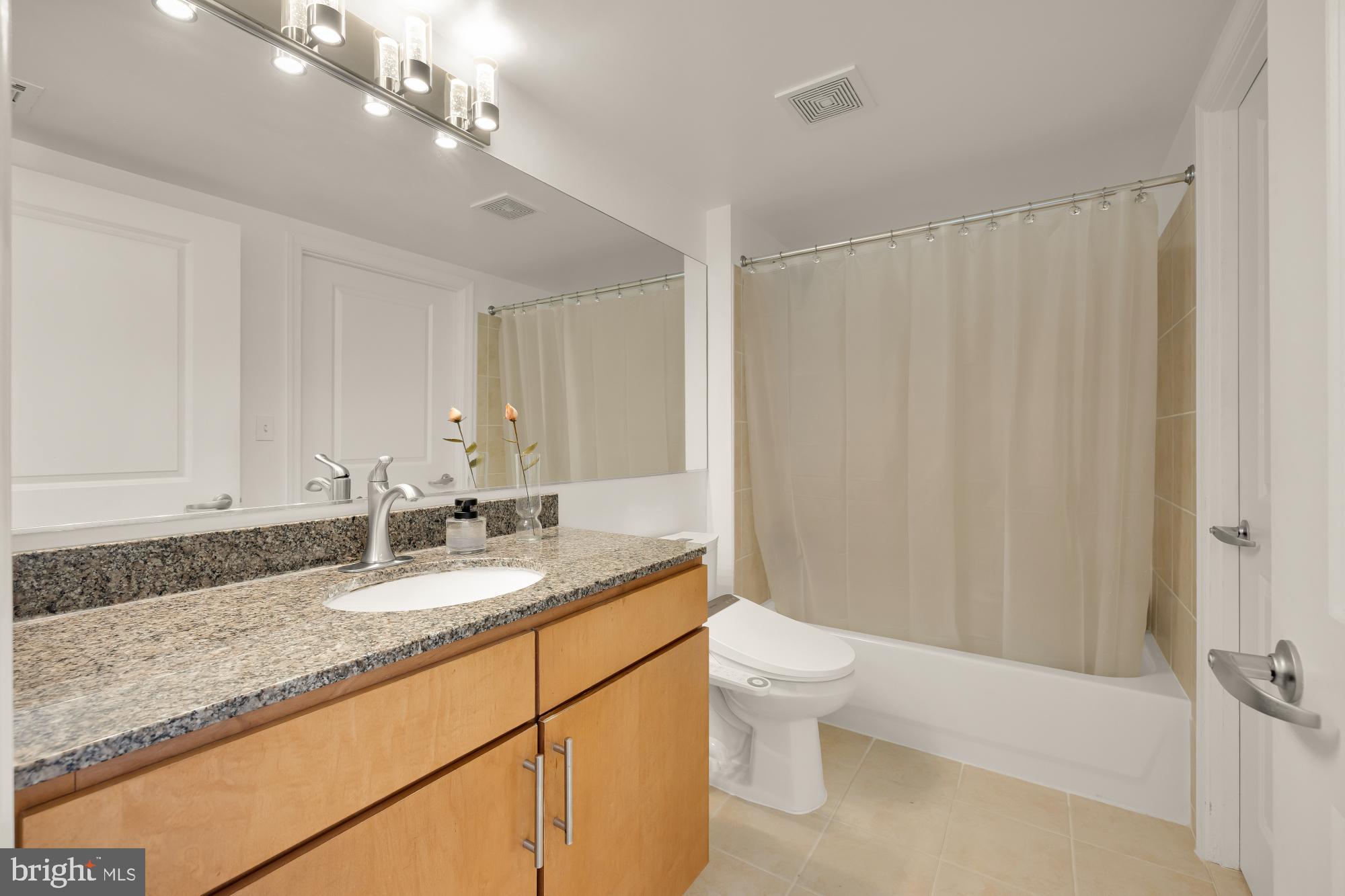 915 E Street Northwest, Unit 815 Washington, DC 20004 - Photo 19 of 26 2nd bathroom with elegant finishes.