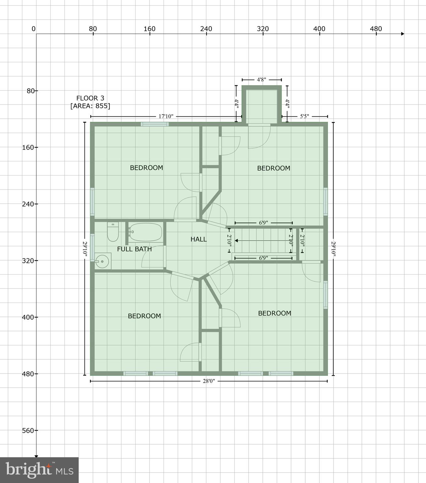 116 Mallow Hill Road Baltimore, MD 21229 - Photo 36 of 37 GLA Floor Plan