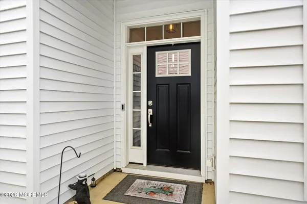 a view of front door of house