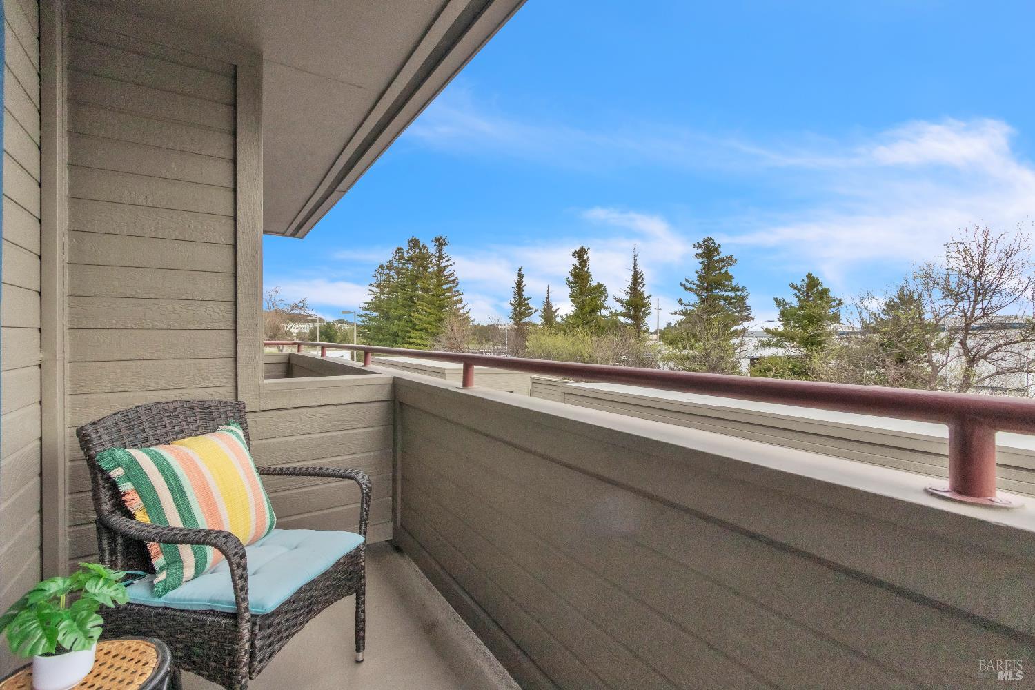 202 Mariner Way Novato, CA 94945 - Photo 4 of 27 a view of a chairs in a balcony