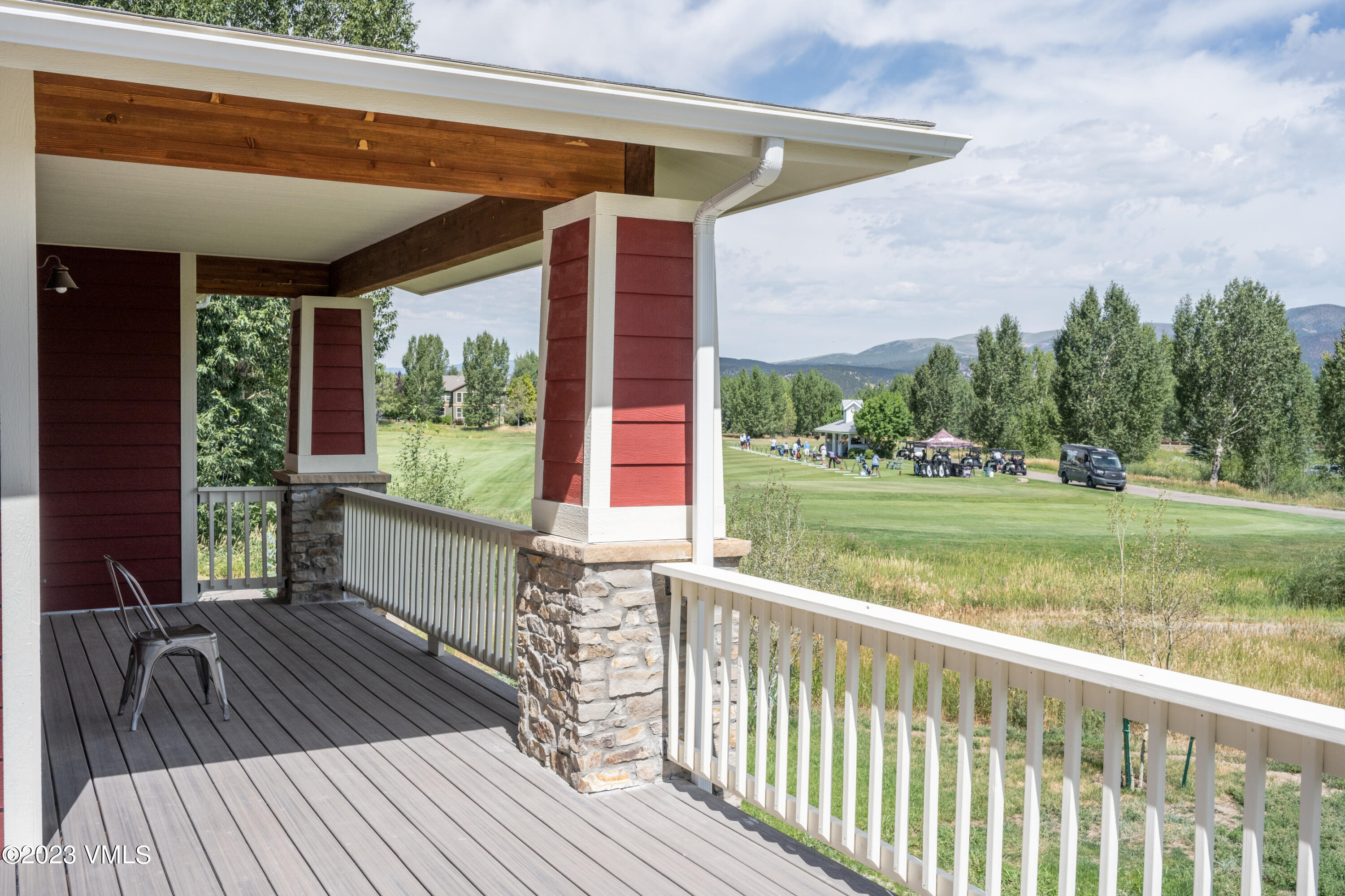 207 Aidan Road Eagle, CO 81631 - Photo 4 of 26 a view of backyard with deck and outdoor seating