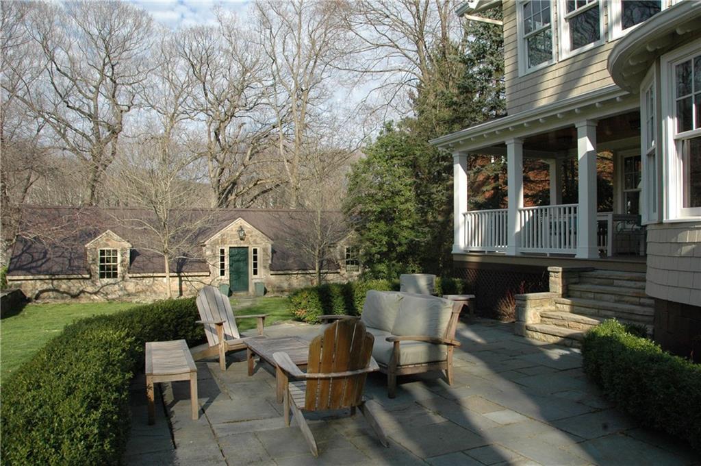 508 Beaver Road Edgeworth, PA 15143 - Photo 20 of 25 Flagstone terrace with view to barn and yard. Great for entertaining! Gas grill with dedicated gas line is included.