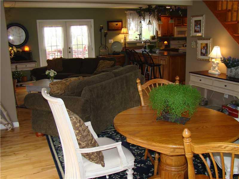 159 Potato Farm Road Somerset, PA 15501 - Photo 9 of 24 Living Room. LIVING ROOM FAMILY ROOM AND KITCHEN ALL OPEN TO EACH OTHER.