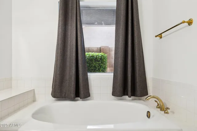 a close up of a mirror